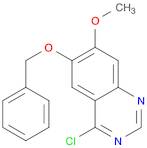 Quinazoline, 4-chloro-7-methoxy-6-(phenylmethoxy)-