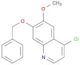 Quinoline, 4-chloro-6-methoxy-7-(phenylmethoxy)-