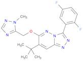 1,2,4-Triazolo[4,3-b]pyridazine, 3-(2,5-difluorophenyl)-7-(1,1-dimethylethyl)-6-[(1-methyl-1H-1,...