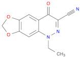 [1,3]Dioxolo[4,5-g]cinnoline-3-carbonitrile, 1-ethyl-1,4-dihydro-4-oxo-