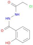 Benzoic acid, 2-hydroxy-, 2-(2-chloroacetyl)hydrazide