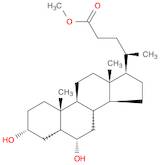 Cholan-24-oic acid, 3,6-dihydroxy-, methyl ester, (3α,5β,6α)-