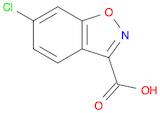 1,2-Benzisoxazole-3-carboxylic acid, 6-chloro-