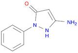 3H-Pyrazol-3-one, 5-amino-1,2-dihydro-2-phenyl-