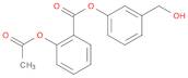 Benzoic acid, 2-(acetyloxy)-, 3-(hydroxymethyl)phenyl ester