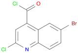 4-Quinolinecarbonyl chloride, 6-bromo-2-chloro-