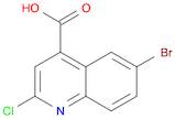 4-Quinolinecarboxylic acid, 6-bromo-2-chloro-