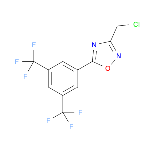 1,2,4-Oxadiazole, 5-[3,5-bis(trifluoromethyl)phenyl]-3-(chloromethyl)-