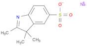 3H-Indole-5-sulfonic acid, 2,3,3-trimethyl-, sodium salt (1:1)