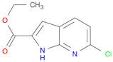 1H-Pyrrolo[2,3-b]pyridine-2-carboxylic acid, 6-chloro-, ethyl ester