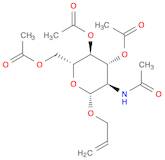 β-D-Glucopyranoside, 2-propen-1-yl 2-(acetylamino)-2-deoxy-, 3,4,6-triacetate