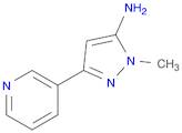 1H-Pyrazol-5-amine, 1-methyl-3-(3-pyridinyl)-