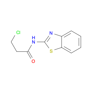 Propanamide, N-2-benzothiazolyl-3-chloro-