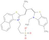 Naphtho[1,2-d]thiazolium, 2-[2-[(3-ethyl-5-methyl-2(3H)-benzothiazolylidene)methyl]-1-buten-1-yl]-…