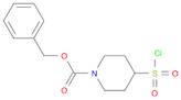 1-Piperidinecarboxylic acid, 4-(chlorosulfonyl)-, phenylmethyl ester