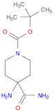 1-Piperidinecarboxylic acid, 4-amino-4-(aminocarbonyl)-, 1,1-dimethylethyl ester