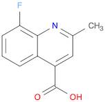 4-Quinolinecarboxylic acid, 8-fluoro-2-methyl-