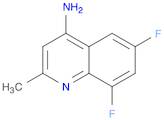 4-Quinolinamine, 6,8-difluoro-2-methyl-