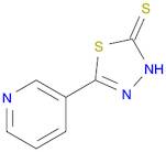 1,3,4-Thiadiazole-2(3H)-thione, 5-(3-pyridinyl)-