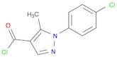 1H-Pyrazole-4-carbonyl chloride, 1-(4-chlorophenyl)-5-methyl-