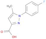 1H-Pyrazole-3-carboxylic acid, 1-(4-fluorophenyl)-5-methyl-