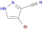 1H-Pyrazole-3-carbonitrile, 4-bromo-