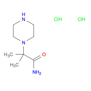 1-Piperazineacetamide, α,α-dimethyl-, hydrochloride (1:2)