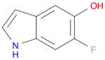 1H-Indol-5-ol, 6-fluoro-