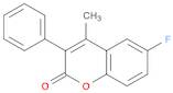 2H-1-Benzopyran-2-one, 6-fluoro-4-methyl-3-phenyl-