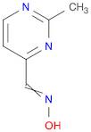 4-Pyrimidinecarboxaldehyde, 2-methyl-, oxime