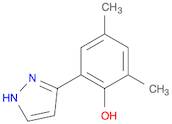 Phenol, 2,4-dimethyl-6-(1H-pyrazol-3-yl)-