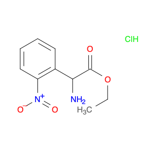 Benzeneacetic acid, α-amino-2-nitro-, ethyl ester, hydrochloride (1:1)