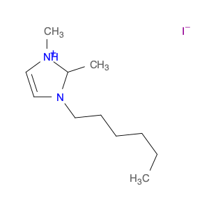 1H-Imidazolium, 3-hexyl-1,2-dimethyl-, iodide (1:1)