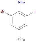 Benzenamine, 2-bromo-6-iodo-4-methyl-