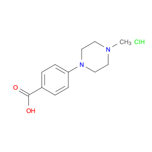 Benzoic acid, 4-(4-methyl-1-piperazinyl)-, hydrochloride (1:1)