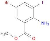 Benzoic acid, 2-amino-5-bromo-3-iodo-, methyl ester