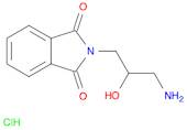 1H-Isoindole-1,3(2H)-dione, 2-(3-amino-2-hydroxypropyl)-, hydrochloride (1:1)