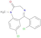 2H-1,4-Benzodiazepin-2-one, 7-chloro-5-(2-chlorophenyl)-1,3-dihydro-1-methyl-