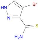 1H-Pyrazole-3-carbothioamide, 4-bromo-