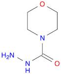 4-Morpholinecarboxylic acid, hydrazide