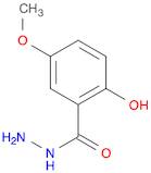 Benzoic acid, 2-hydroxy-5-methoxy-, hydrazide