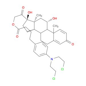 Pregna-1,4-diene-3,20-dione, 21-[4-[4-[bis(2-chloroethyl)amino]phenyl]-1-oxobutoxy]-11,17-dihydrox…