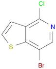 Thieno[3,2-c]pyridine, 7-bromo-4-chloro-