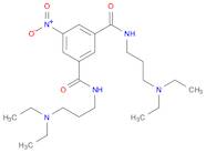 1,3-Benzenedicarboxamide, N1,N3-bis[3-(diethylamino)propyl]-5-nitro-