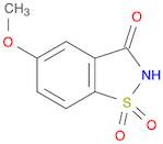 1,2-Benzisothiazol-3(2H)-one, 5-methoxy-, 1,1-dioxide