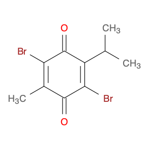 2,5-Cyclohexadiene-1,4-dione, 2,5-dibromo-3-methyl-6-(1-methylethyl)-