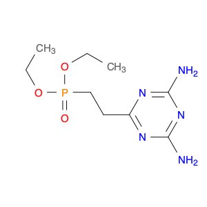 Phosphonic acid, [2-(4,6-diamino-1,3,5-triazin-2-yl)ethyl]-, diethyl ester (9CI)