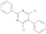 Pyrimidine, 4,6-dichloro-2,5-diphenyl-