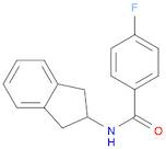 Benzamide, N-(2,3-dihydro-1H-inden-2-yl)-4-fluoro-