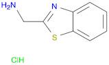 2-Benzothiazolemethanamine, hydrochloride (1:1)